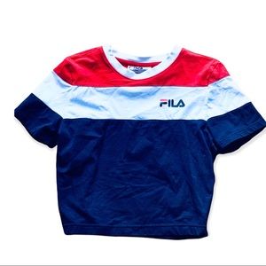 Fila Knit Sport Top Sz M